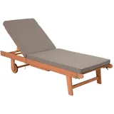 Garden Pleasure Sonnenliege SAN DIEGO braun Holz