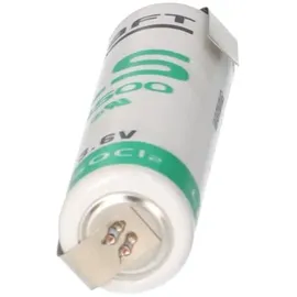 Saft Lithium 3,6V Batterie LS14500 AA-Zelle Lötfahne Z-Form