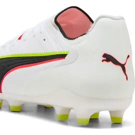 Puma King 20 Ultimate AG/FG Herren PUMA White/Glowing Red/Yellow Alert 42