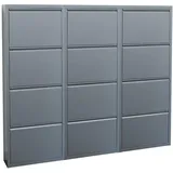 VCM Pisa 150 x 140 x 16 cm grau / grau