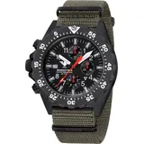 KHS Herrenuhr Chronograph Shooter MKII mit Natoband Oliv