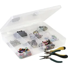 SUNWARE Sortierbox Q-Line 29,6 x 25 x 5,2 cm 25-tlg. Transparent