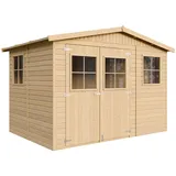 TIMBELA Gartenhaus 6,03 x 1,00 m Natur