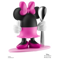 WMF Minnie Mouse Eierbecher mit Löffel 14cm, lustiger Eierbecher Kinder Mini Mouse, Kunststoff, Cromargan Edelstahl poliert, farbecht, lebensmittelecht