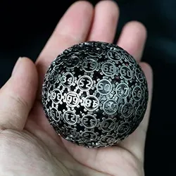 Steampunk D100 - Silberfarben