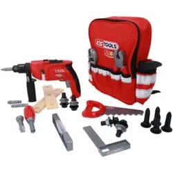 KS Tools Werkzeug-Rucksack für Kinder mit Sortiment, 25-tlg