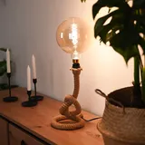 ETC Shop Schreib Nacht Tisch Leuchte Braun