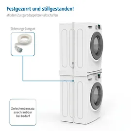 xavax Zwischenbausatz Smart für Waschmaschine/Trockner Ausziehplatte