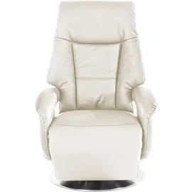sit&more TV-Sessel Enjoy Kunstleder 74 x 111 x 77 cm Beige mit Motor und Aufstehhilfe