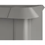 Biohort Schneckenschutz für HochBeet 1,5 m x 1 m Quarzgrau-Metallic