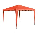 Alu/Metall Faltpavillon Pavillon Partyzelz Festzelt Zelt 3x3 Meter Terracotta