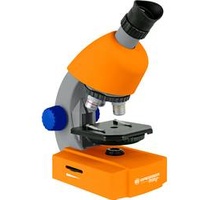 Bresser Optik 8851301 Mikroskop Junior 40x-640x orange Kinder-Mikroskop Monokular