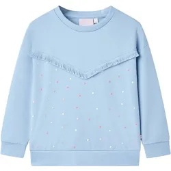 Kinder-Sweatshirt Blau 128