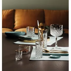 Pasabahce Timeless Borrelglas mit goldenem Rand 6,2 cl 4 Stück