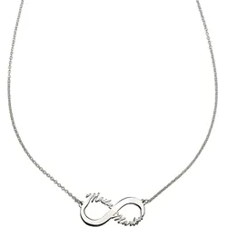 Namenskette FIRETTI "Schmuck Geschenk Silber 925 Halskette mit deinem Namen", silber (silberfarben), Halsketten, Damen, Silber 925 (Sterlingsilber), L: 48cm