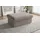 sit&more Polsterhocker Moreno 90 x 43 x 60 cm Grau