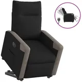vidaXL Relaxsessel mit Aufstehhilfe Elektrisch Schwarz Stoff