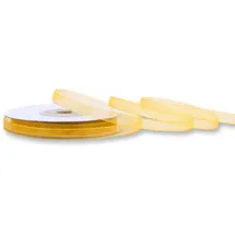 Creativery Geschenkband Chiffon unifarben 6 mm x 25 m Gold