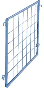 VARIOfit Palettenaufsatz Trenngitter Tiefe 750 mm Nutzhöhe: 1.200 mm