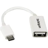 Startech StarTech.com Micro USB auf USB OTG Adapter Stecker / Buchse - Micro USB zu USB Kabel 12,7cm -