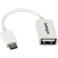 Startech StarTech.com Micro USB auf USB OTG Adapter Stecker / Buchse - Micro USB zu USB Kabel 12,7cm -