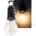 ChiliTec LED Glühlampe mit Akku "CT-KL3", dimmbar mit Haken / Karabiner, 3000k / Warmweiß