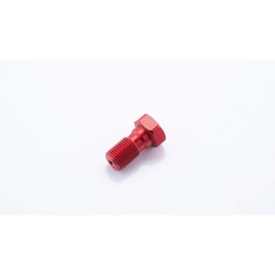 LSL Aluminium holle bout M10x1.00, rood, rood