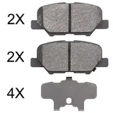 F.Becker_Line Bremsbeläge Hinten Rechts Links für Peugeot MAZDA MITSUBISHI ASX Asx Van