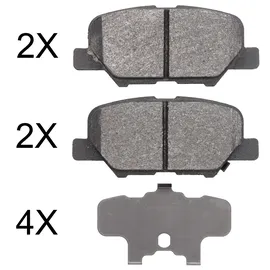F.Becker_Line Bremsbeläge Hinten Rechts Links für Peugeot MAZDA MITSUBISHI ASX Asx Van