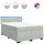 vidaXL Boxspringbett 160 x 200 cm Hellgrau