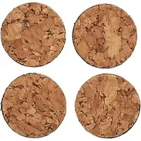 Zeller Kork Magnete braun, Kork Ø 2,8 x 0,3 cm, 4 St.