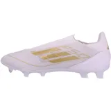 adidas F50 League Laceless FG/MG Cloud White / Gold Metallic / Cloud White 46