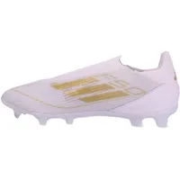 adidas F50 League Laceless FG/MG Cloud White / Gold Metallic / Cloud White 46