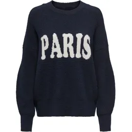 Only ONLJERICO Strickpullover Blau XL