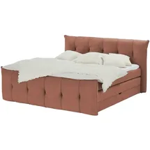 Switch Boxspringbett mit Bettkasten Sofia , braun , Maße (cm): B: 184 H: 113