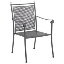Royal Garden Excelsior Niederlehner Stapelsessel 59 x 62,5 x 93 cm dunkelgrau