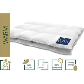 HANSKRUCHEN Royal 155 x 220 cm - Weiß