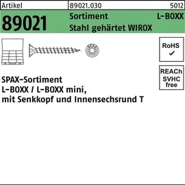 SPAX Sortimentskasten Kunststoff/Metall/Stahl 29 x 7 x 16 cm grün