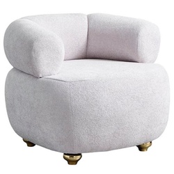 Casa Padrino Luxus Sessel Grau / Gold - Moderner Wohnzimmer Sessel - Moderne Wohnzimmer Möbel - Luxus Kollektion
