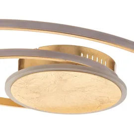 LINDBY Dorle 2-flammig rund gold