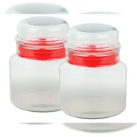 VAN WELL Vorratsdose Prestige transparent 0,635 l 2-teiliges Set