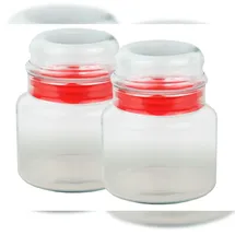 VAN WELL Vorratsdose Prestige transparent 0,635 l 2-teiliges Set