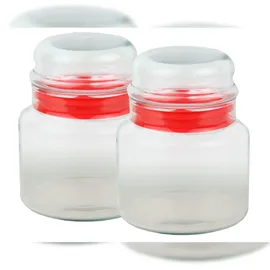 VAN WELL Vorratsdose Prestige transparent 0,635 l 2-teiliges Set