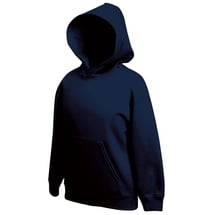 FRUIT OF THE LOOM Premium Hooded Sweat Kids UNI Kinder Kapuzen Sweatshirt, - Dunkelblau