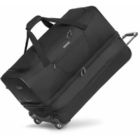 Redolz Duffle Essentials XL EXP. 2 Rollen Reisetasche L 70 cm mit Dehnfalte black2
