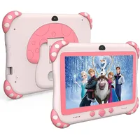 Ascrecem Kinder Tablet 7 Zoll Android Tablet Für Kinder Wifi Dual Kamera Rosa