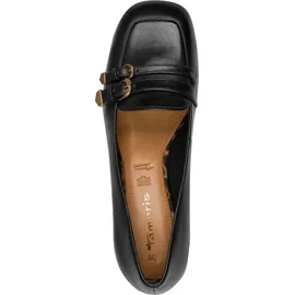 TAMARIS Damen Trotteur mit Blockabsatz, schwarz, 37 EU