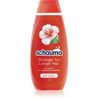Schwarzkopf Schauma Stronger For Longer Hair stärkendes Shampoo für langes Haar Hibiscus & Rosemary 400 ml