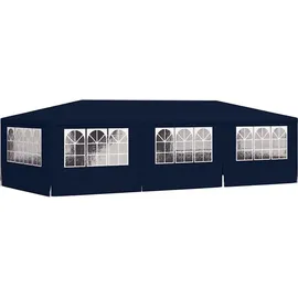 vidaXL Profi-Partyzelt 4 x 9 m inkl. 4 Seitenteile Blau