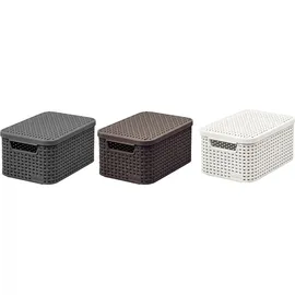 Curver Aufbewahrungskorb Curver Style L 44,5 x 0,0 x 0,0 cm grau